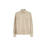 Brunello Cucinelli Fluid twill shirt in Sand