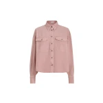 Brunello Cucinelli Garment-dyed cover shirt in Pink