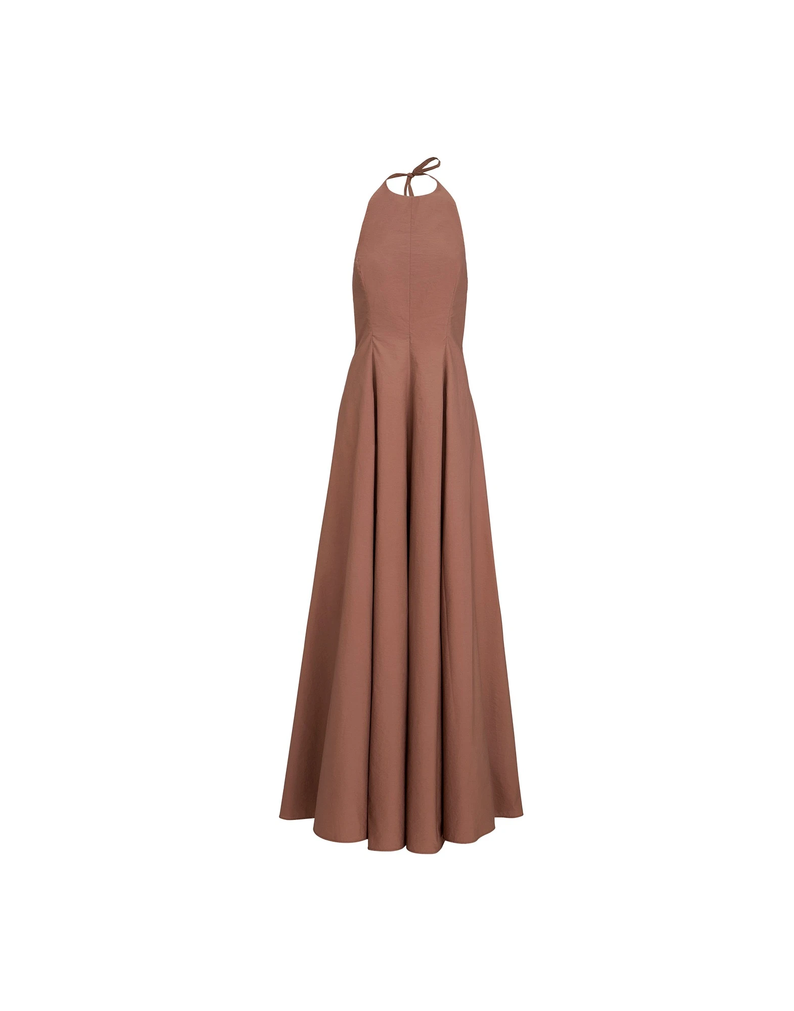 Brunello Cucinelli Halterneck dress in Firebrick