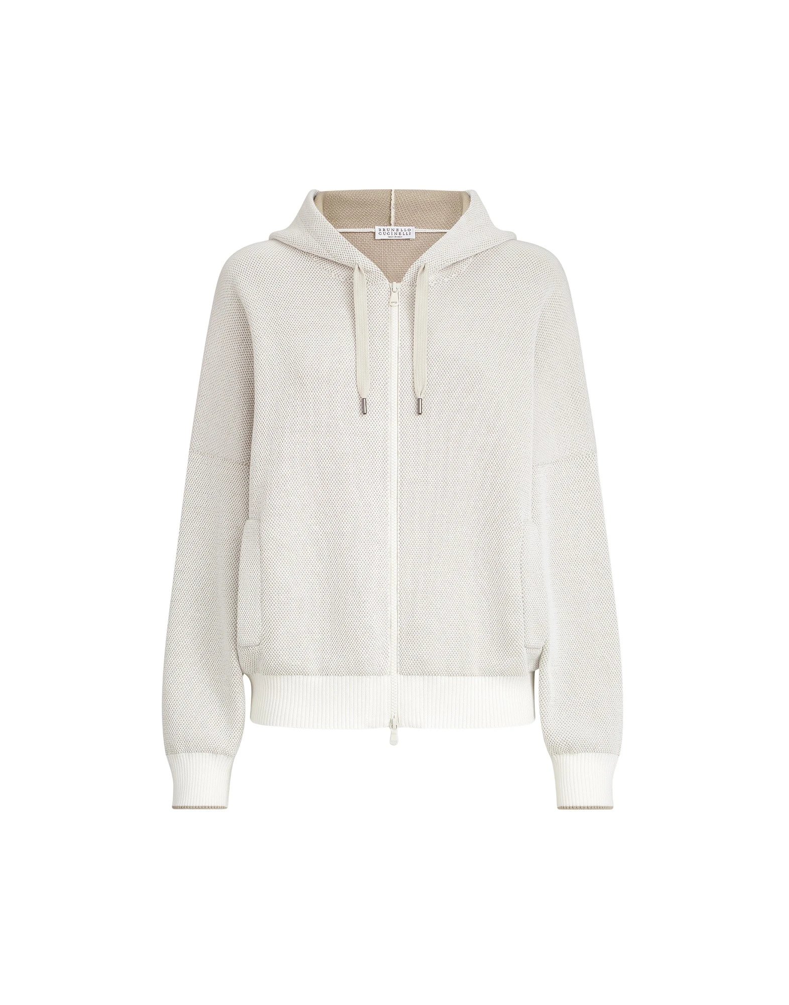 Brunello Cucinelli Honeycomb stitch sweatshirt in Panama Jacket