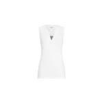 Brunello Cucinelli Jersey T-shirt with Precious Faux-Layering in White Top