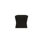 Brunello Cucinelli Jersey bandeau top in Black