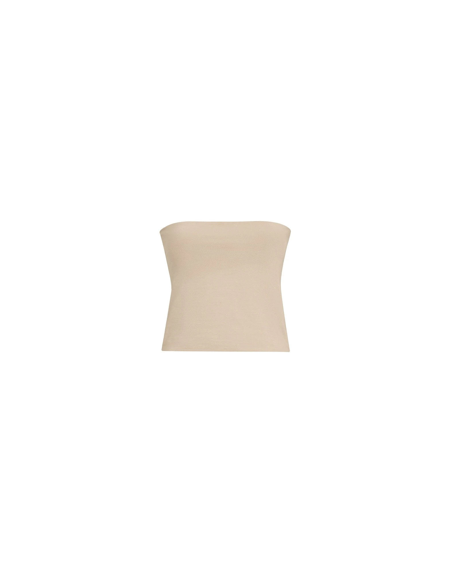 Brunello Cucinelli Jersey bandeau top in Sand