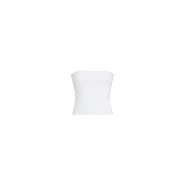 Brunello Cucinelli Jersey bandeau top in White