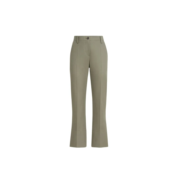 Brunello Cucinelli Kickflare Cigarette trousers in Olive
