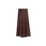 Brunello Cucinelli Knitted skirt in Bordeaux