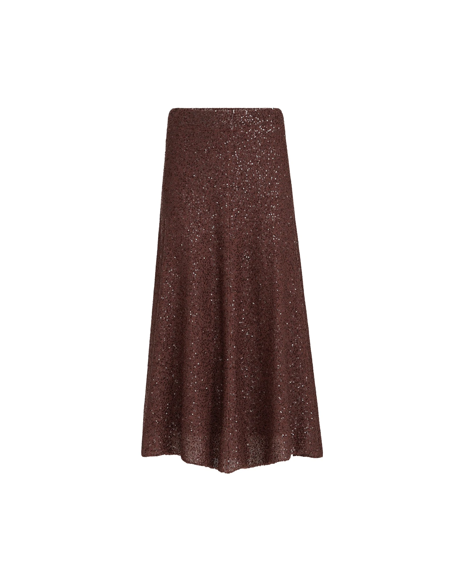 Knitted skirt in Bordeaux