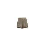 Brunello Cucinelli Leather shorts in Khaki