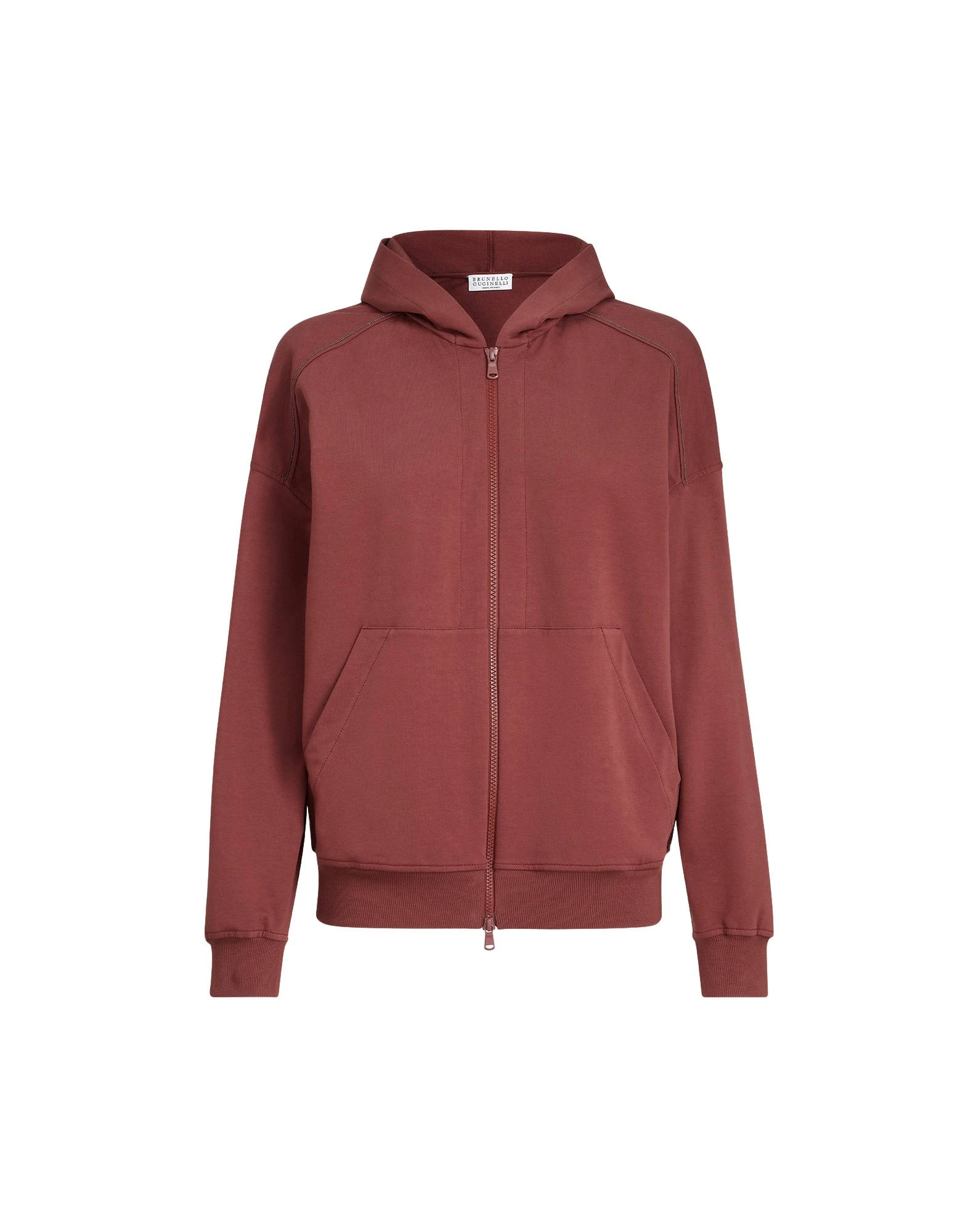 Brunello-Cucinelli-Lightweight-French-terry-sweatshirt-in-Red46179_nobg Brunello Cucinelli Lightweight French terry sweatshirt in Red Jacket