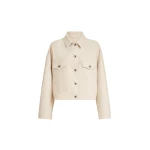 Brunello Cucinelli Lightweight cloth outerwear jacket in Sand