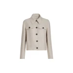 Brunello Cucinelli Linen diagonal jacket in Beige