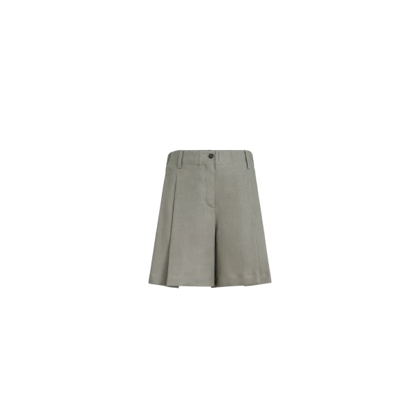 Brunello Cucinelli Linen shorts in Khaki