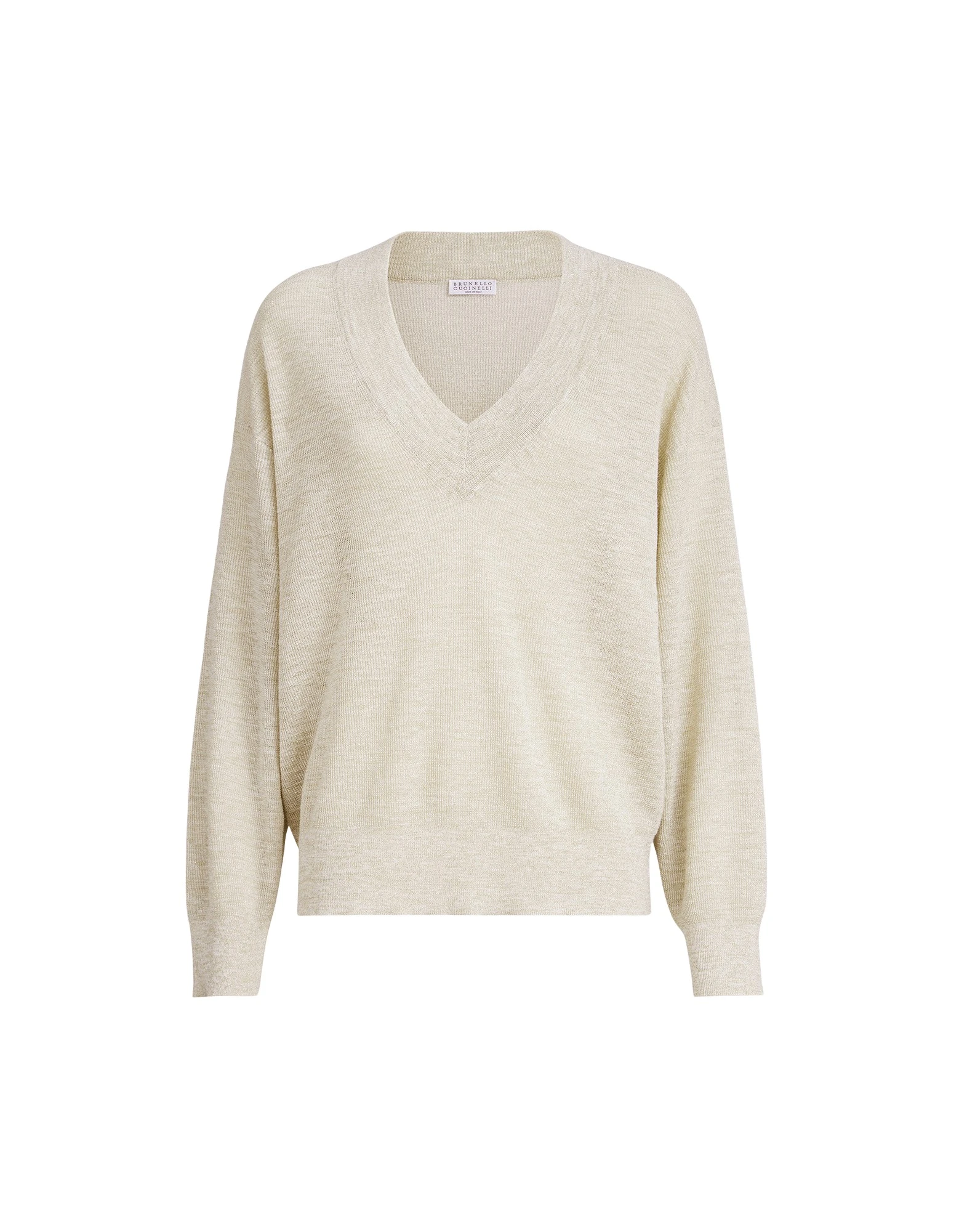 Brunello Cucinelli Linen sweater in Buff