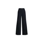 Brunello Cucinelli Loose Flared Trousers in Dark Denim