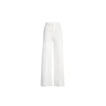 Brunello Cucinelli Loose Flared Trousers in White