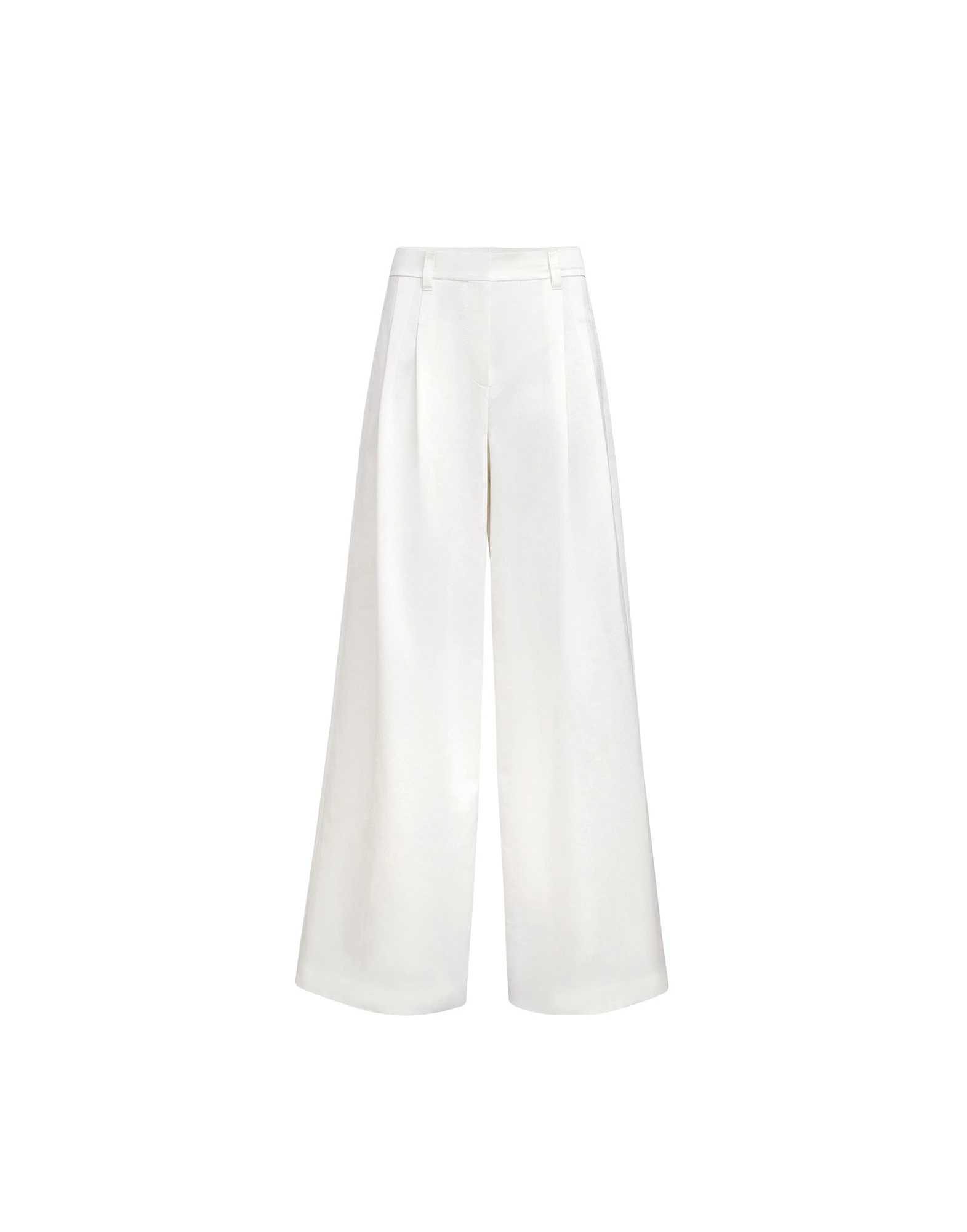 Brunello-Cucinelli-Loose-Pleated-trousers-in-White87580_nobg Brunello Cucinelli Loose Pleated trousers in White