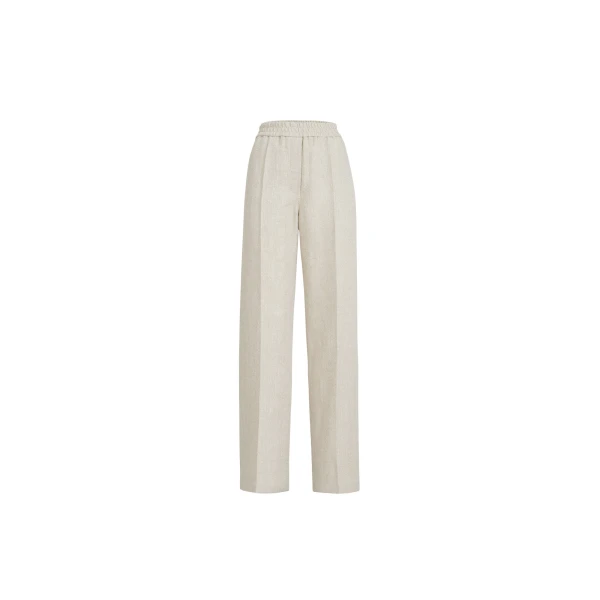 Brunello Cucinelli Loose Track trousers in Beige