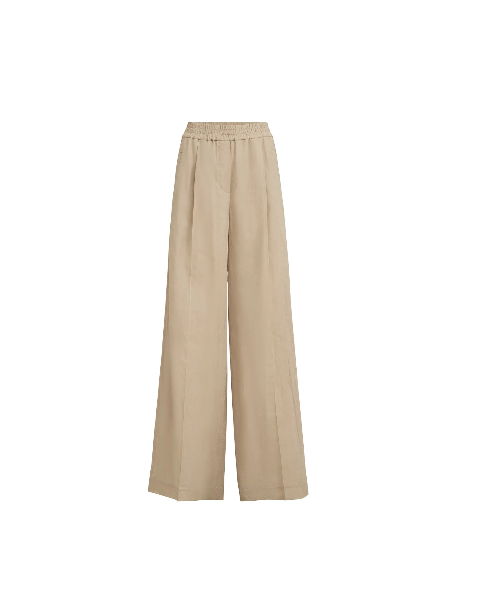 Brunello Cucinelli Loose Track trousers in Beige