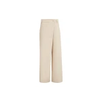 Brunello Cucinelli Loose Wrapped trousers in Sand
