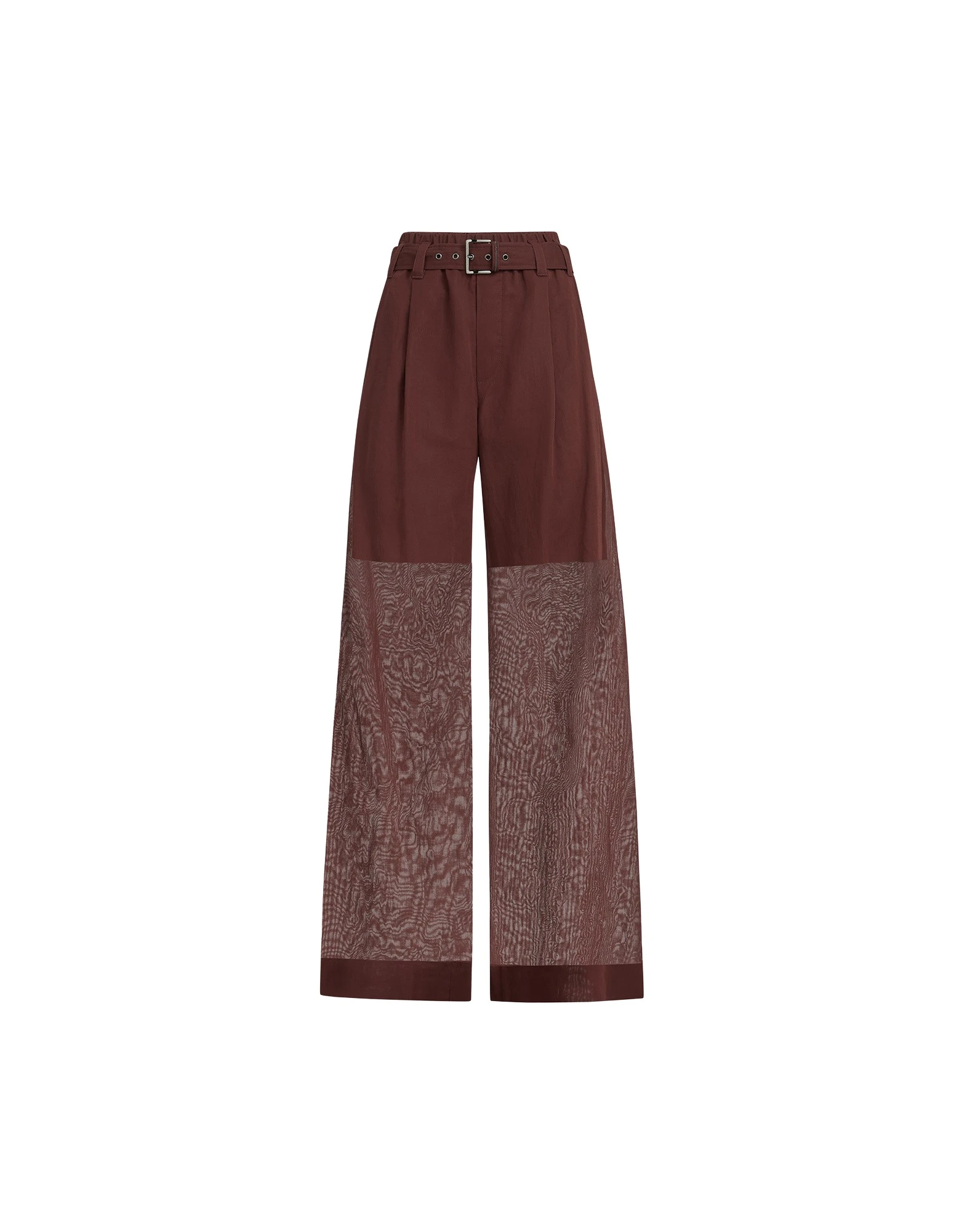 Brunello Cucinelli Loose trousers in Bordeaux