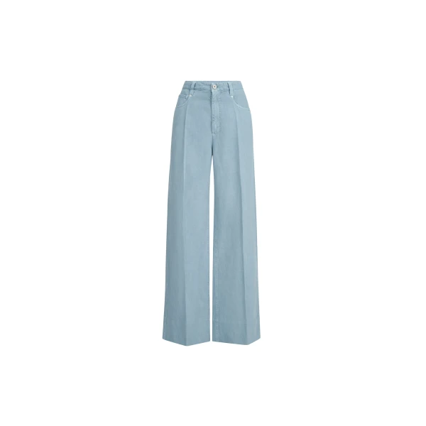 Brunello Cucinelli Loose trousers in Denim