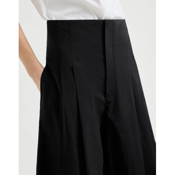 Brunello Cucinelli Maxi trousers in Black, view 4