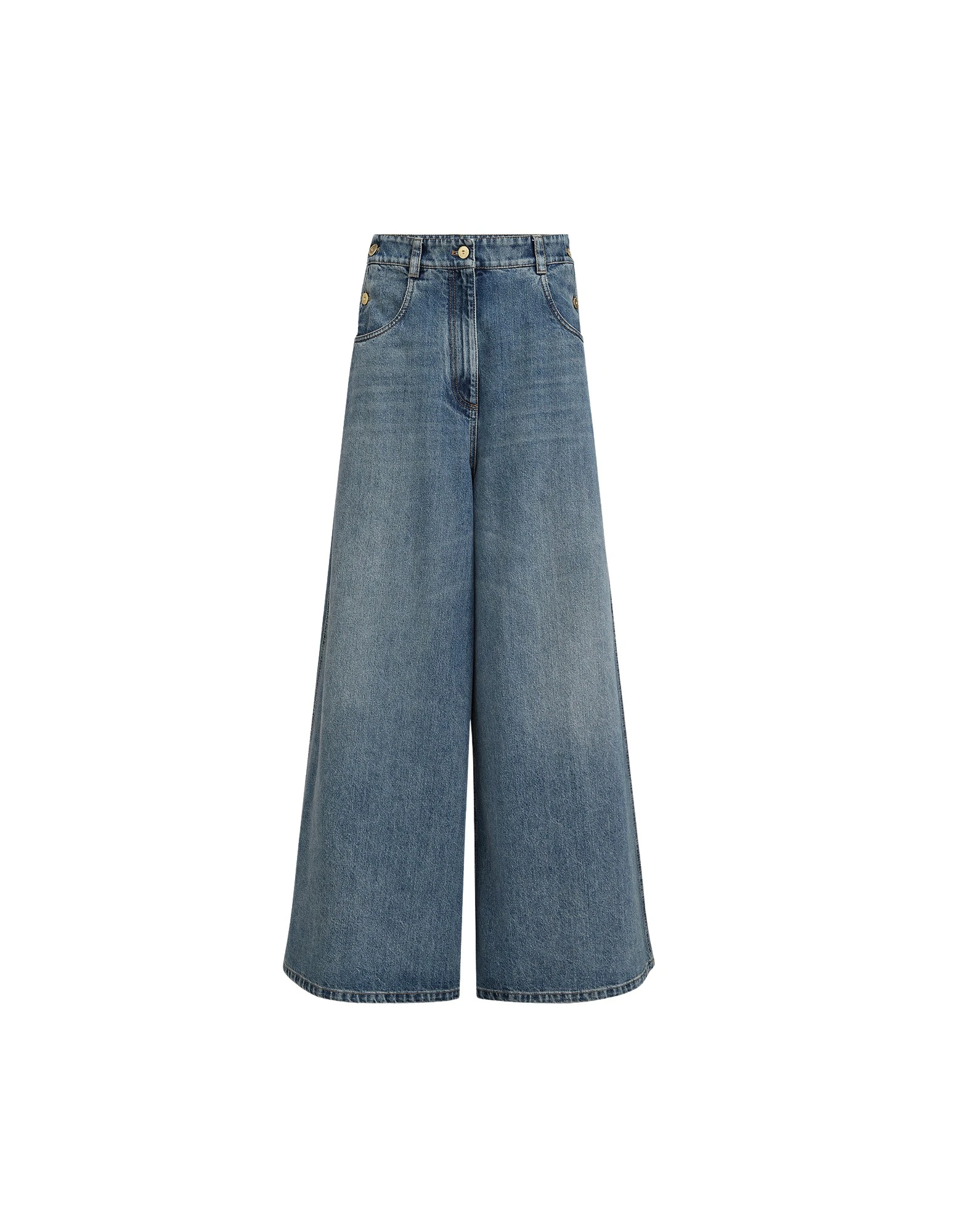 Brunello Cucinelli Maxi trousers in Denim