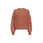 Brunello Cucinelli Mohair and wool sweater in Orange