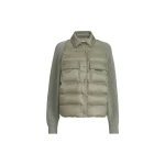 Brunello Cucinelli Nylon down jacket with monili in Green