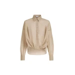 Brunello Cucinelli Organza shirt in Beige