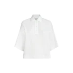 Brunello Cucinelli Piqué polo shirt in White