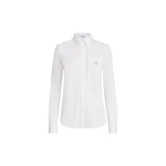 Brunello Cucinelli Piqué shirt in White