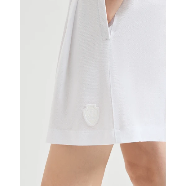 Brunello Cucinelli Piqué shorts in White, view 4