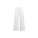Brunello Cucinelli Pleated A-Line trousers in White