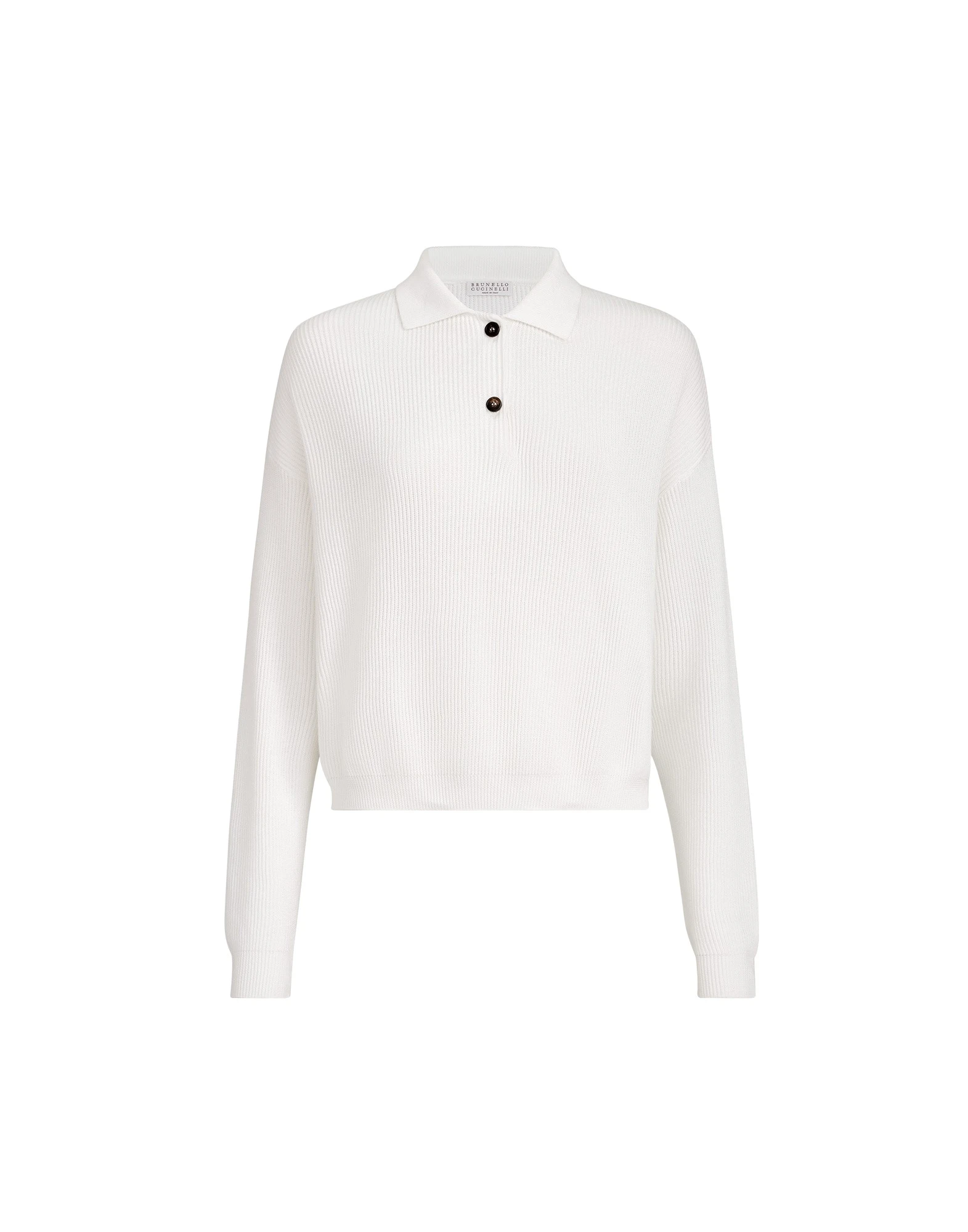 Brunello Cucinelli Polo-style sweater in Panama