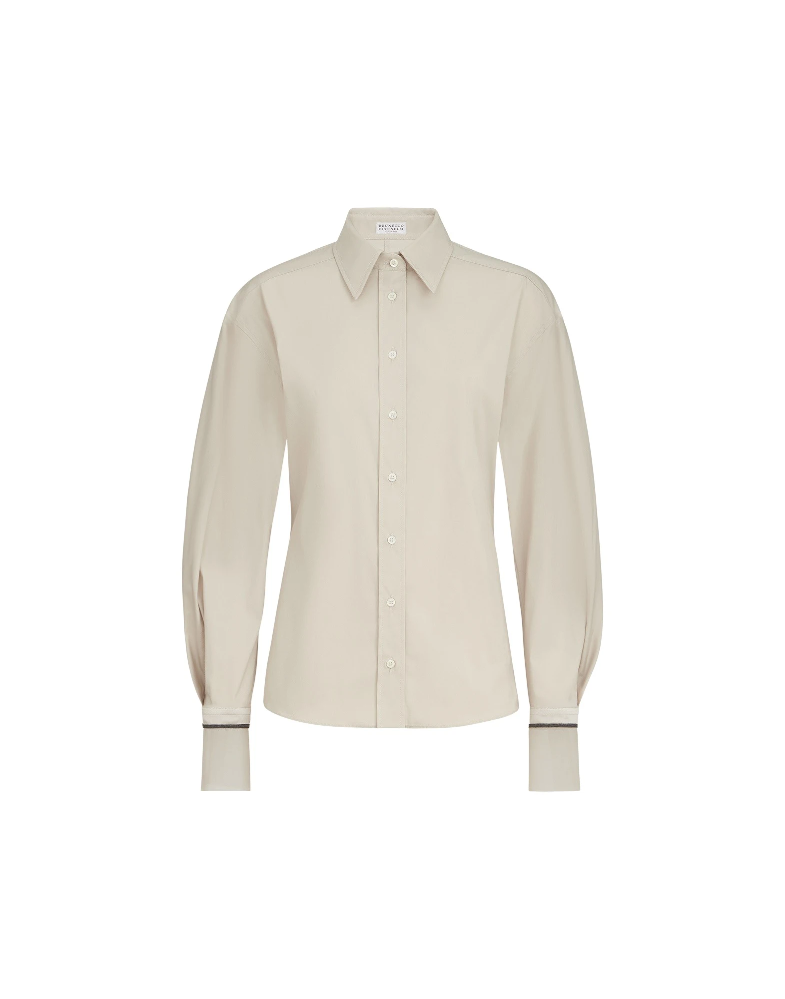 Brunello-Cucinelli-Poplin-shirt-with-silk-cuffs-in-Ivory55574_nobg Brunello Cucinelli Poplin shirt with silk cuffs in Ivory