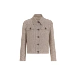 Brunello Cucinelli Prince of Wales blazer in Light Brown