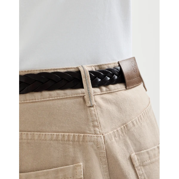 Brunello Cucinelli Relaxed trousers in Beige, view 4