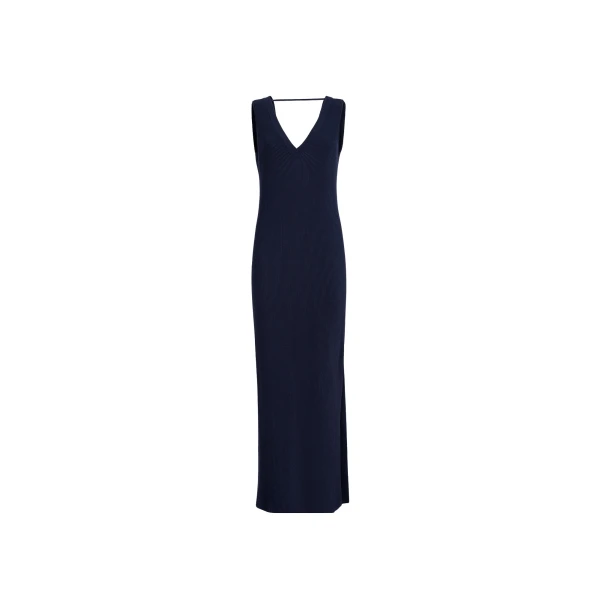 Brunello Cucinelli Rib knit dress in Blue