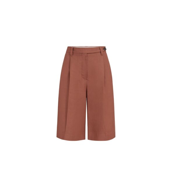 Sartorial Bermuda shorts in Firebrick