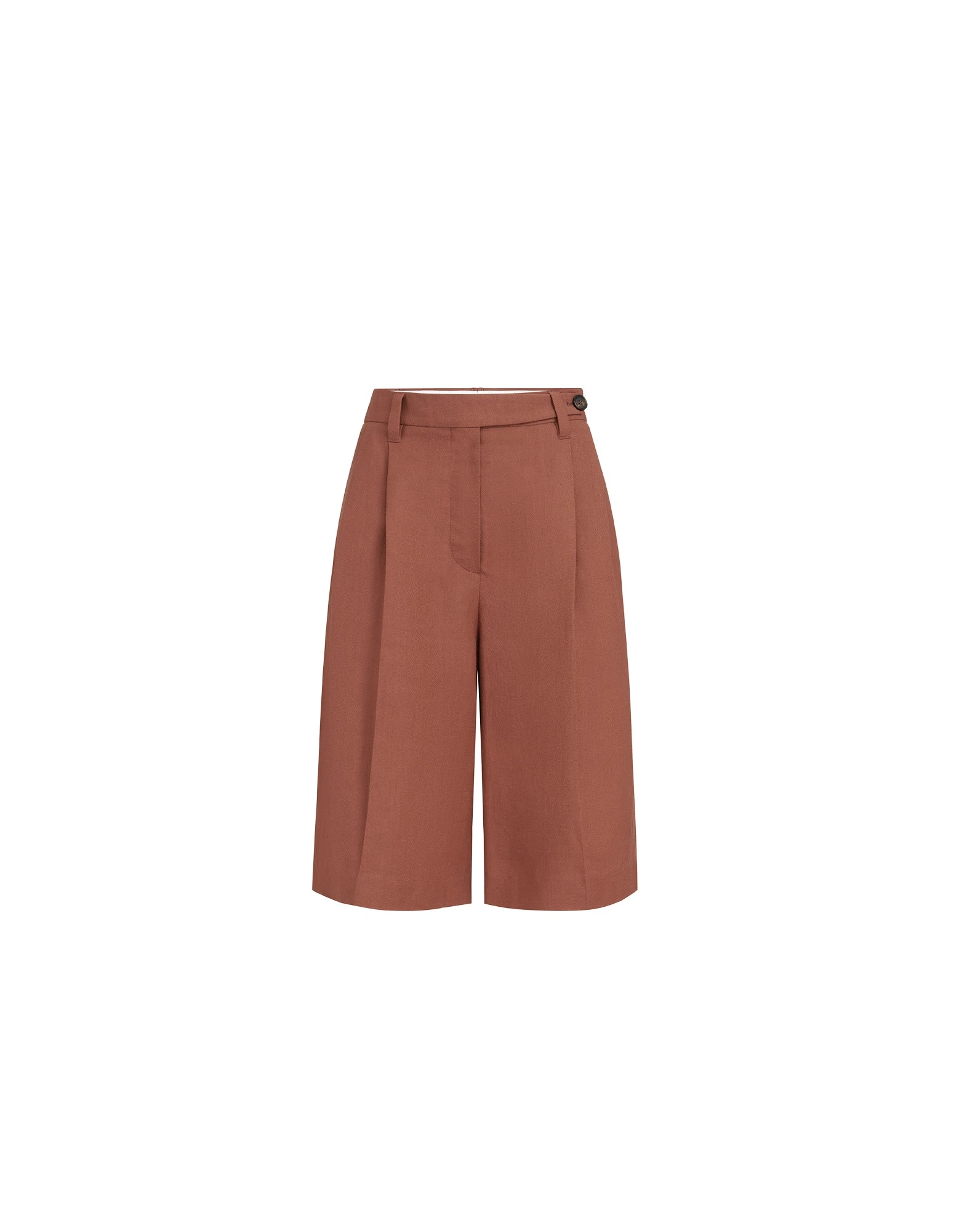 Brunello Cucinelli Sartorial Bermuda shorts in Firebrick