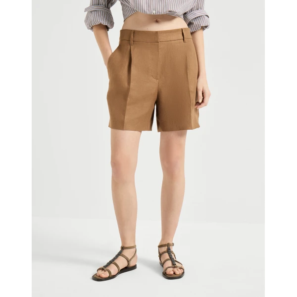 Brunello Cucinelli Sartorial shorts in Mou, view 2