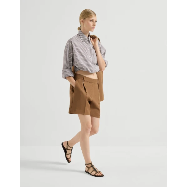 Brunello Cucinelli Sartorial shorts in Mou, view 5