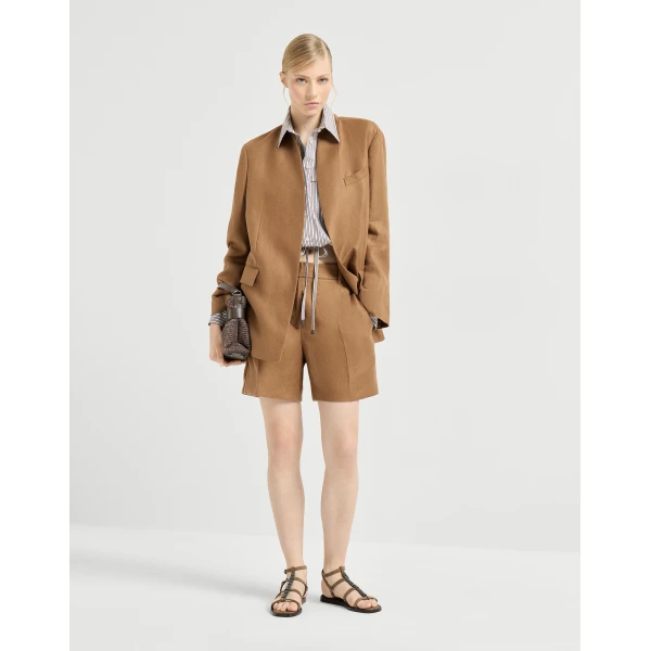Brunello Cucinelli Sartorial shorts in Mou, view 6