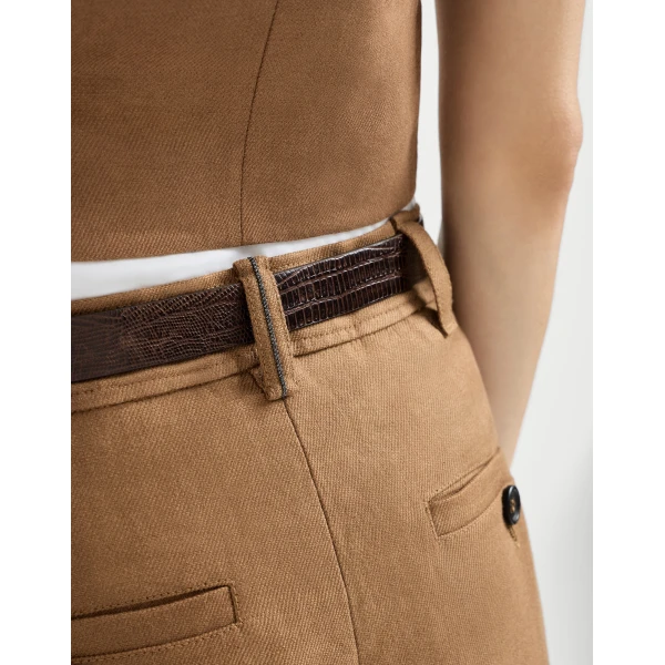 Brunello Cucinelli Sartorial skirt in Mou, view 4