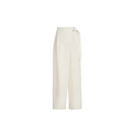 Brunello Cucinelli Sartorial wrap trousers in Ivory