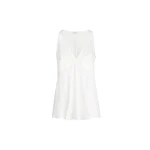 Brunello Cucinelli Satin top in White