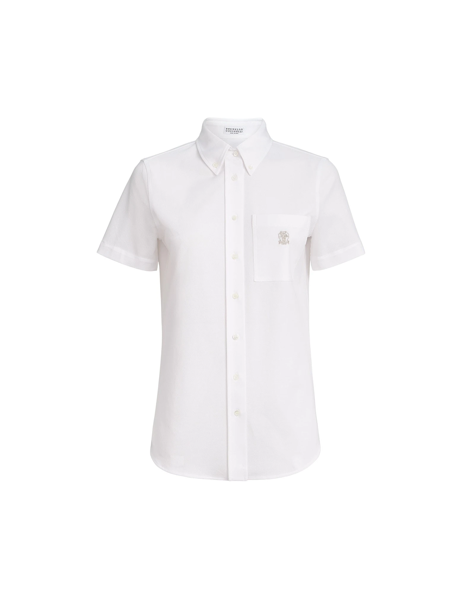 Brunello Cucinelli Short sleeve shirt in White
