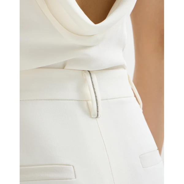 Brunello Cucinelli Slouchy trousers in White, view 4
