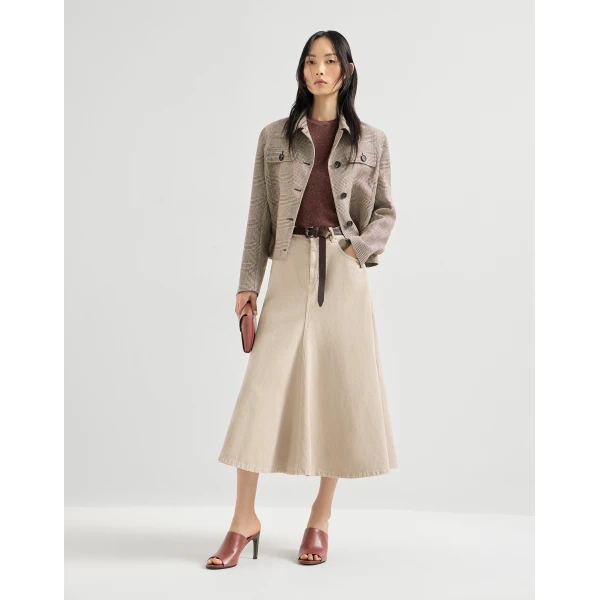 Brunello Cucinelli Sparkling cashmere sweater in Bordeaux, view 6